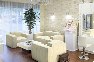 Офисный модульный диван Фри белого цвета